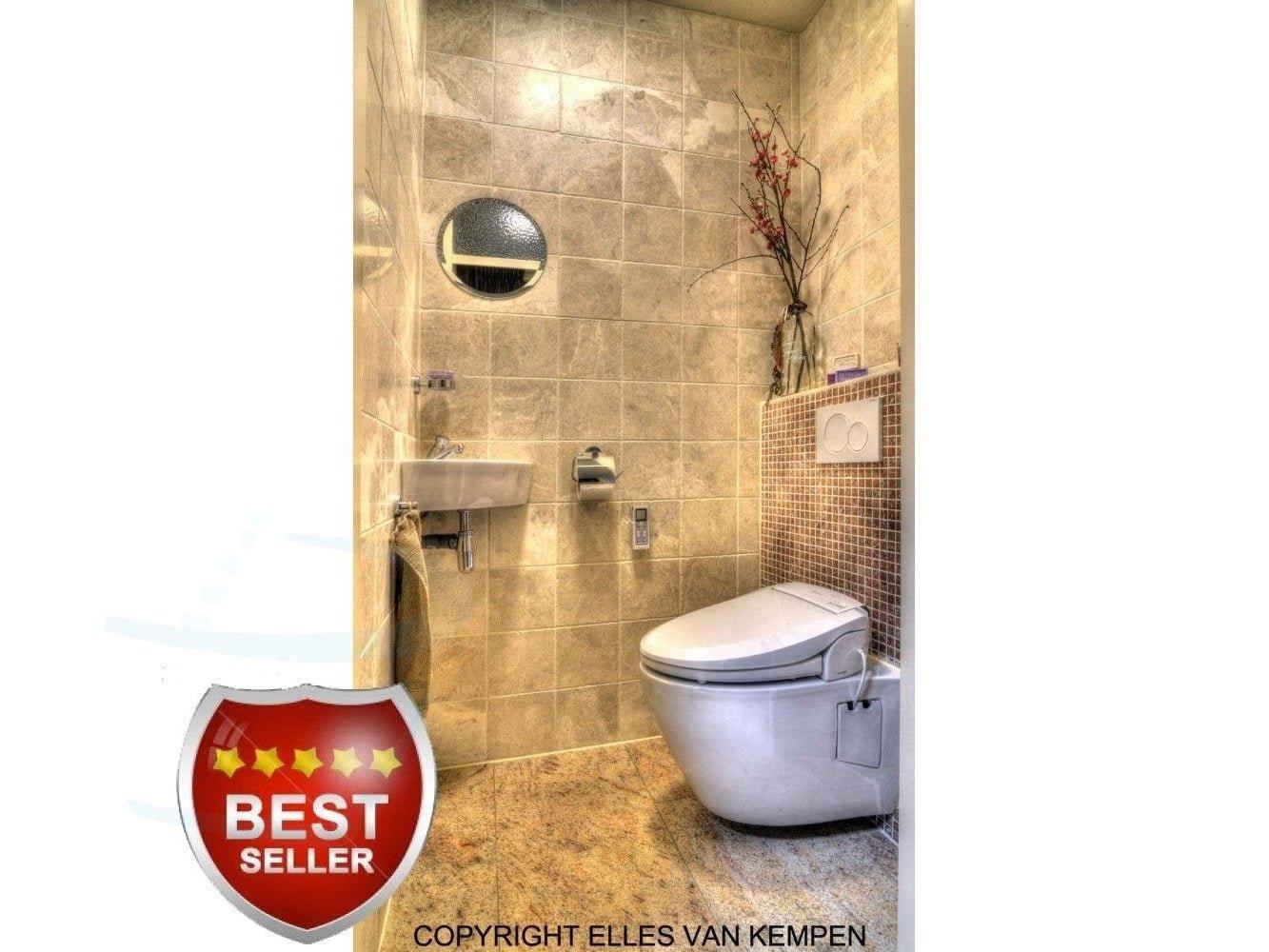 Blooming Bidet op closet geinstalleerd