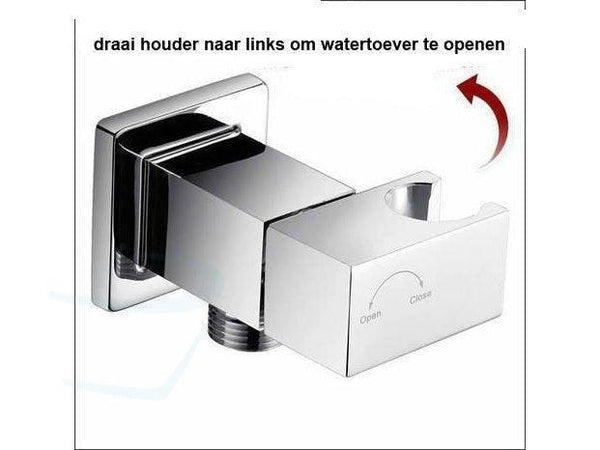 toiletdouche inbouw stopkraan