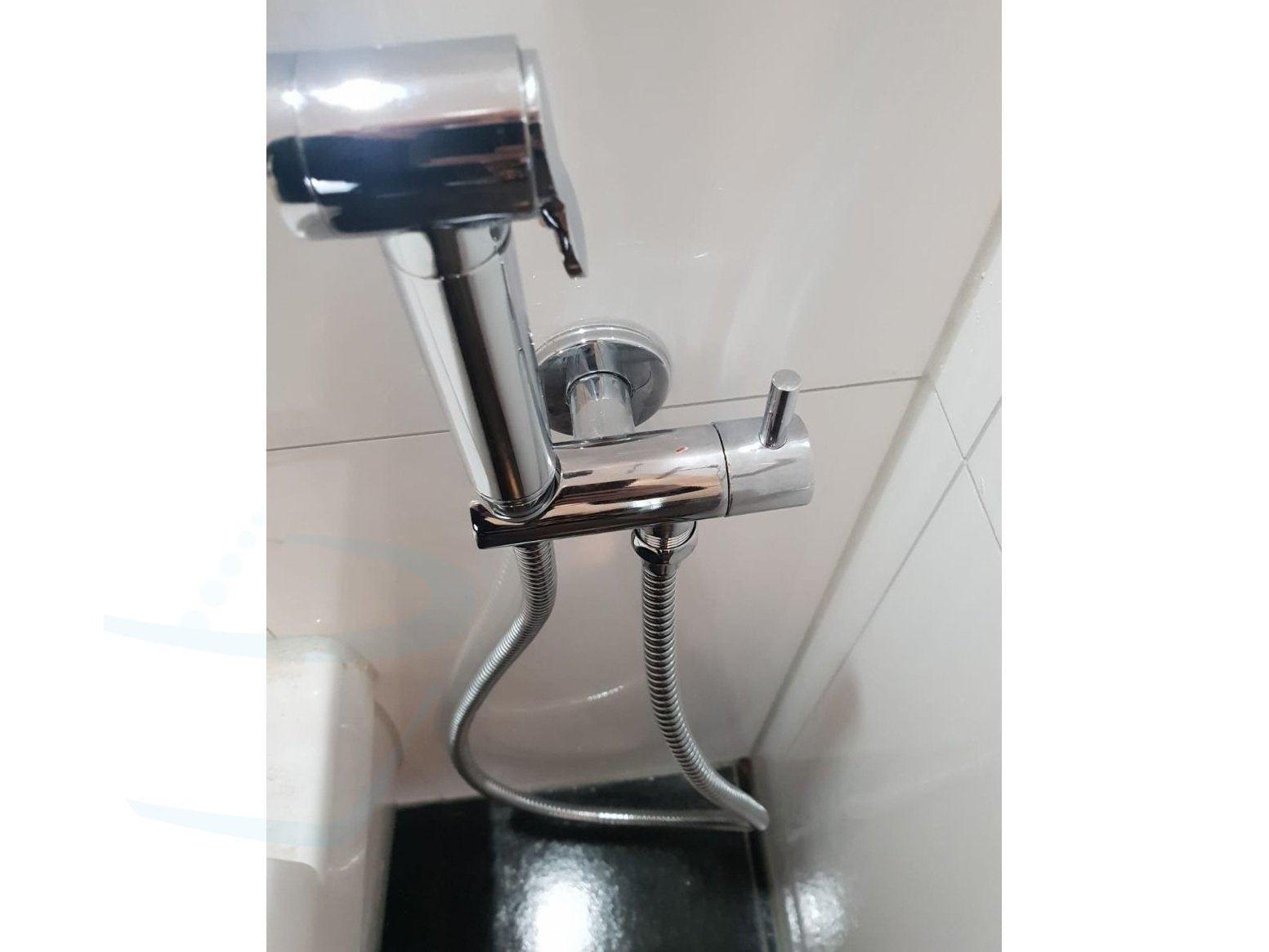 STS17 Chrome Toiletdouche Set Inbouw