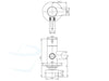 toiletdouche warm water mixer afmetingen