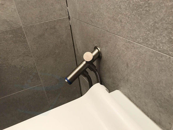toiletdouche design RVS magnetische bevestiging