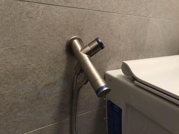 toiletdouche design RVS magnetische bevestiging