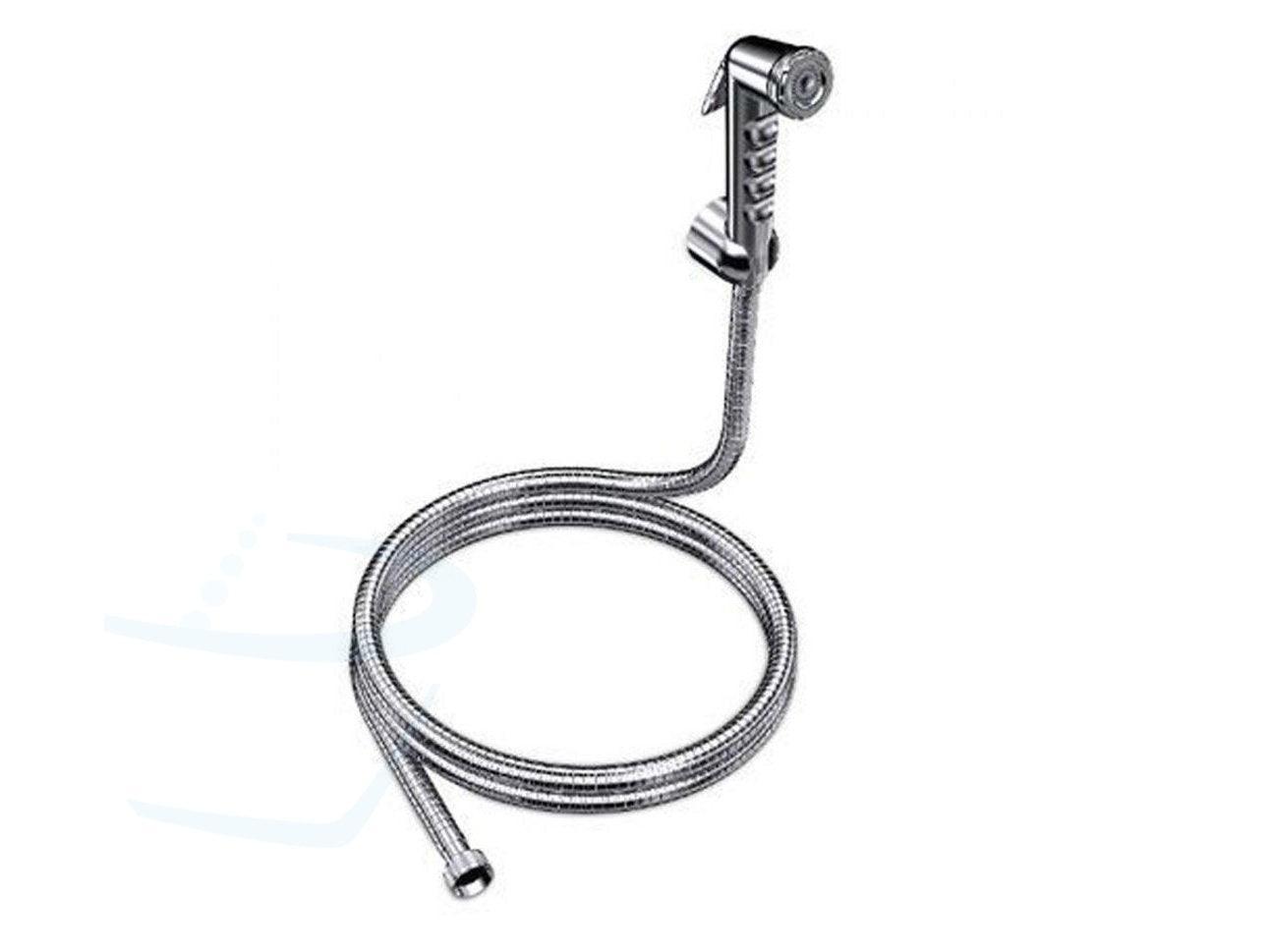 Izapi Toiletdouche White-Chrome Complete Set