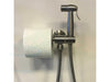  wc sproeier RVS met toiletrolhouder 