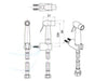  wc-handdouche rvs afmetingen