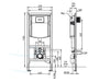 Villeroy & Boch ViConnect inbouwreservoir afmetingen