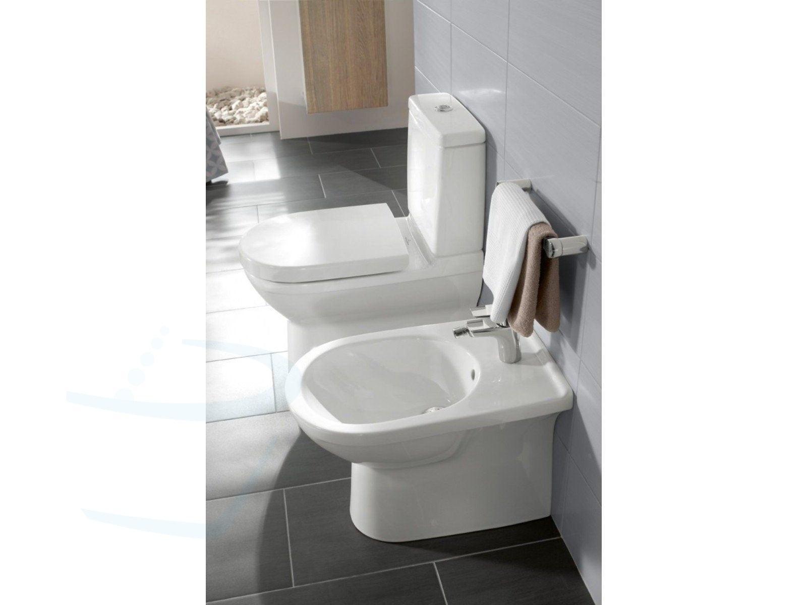 Villeroy en Boch O.novo combipack AO met zitting en reservoir wit