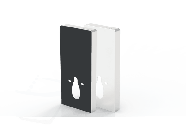Monolith Popodusche Extern Reservoir  White Black Glass 