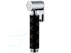 toiletdouche chroom zwart