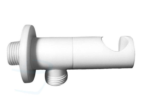 toiletdouche wandhouder stopkraan wit