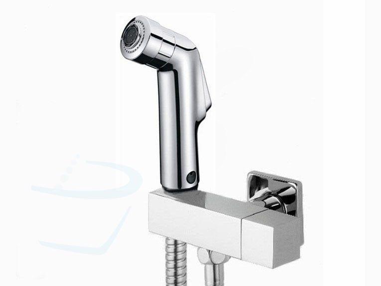 toiletdouche set met wandhouder, wc-handdouche set