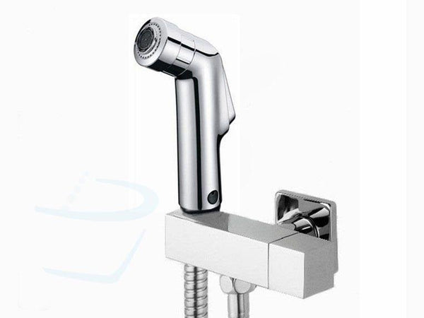 toiletdouche set met wandhouder, wc-handdouche set